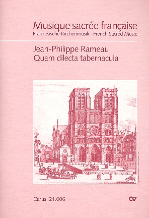 Quam dilecta tabernacula für Soli,&nbsp;&nbsp;gem Chor und Orchester&nbsp;&nbsp;Partitur