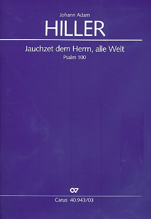 Jauchzet dem Herrn, alle Welt - Psalm 100  für Soli, gem Chor und Orchester  Klavierauszug