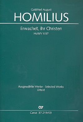 Erwachet ihr Christen HoWVII.57 für  Soli, gem Chor und Orchester  Klavierauszug