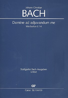 Domine ad adjuvandum me  für Soli, gem Chor und Orchester  Klavierauszug