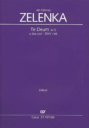 Te Deum D-Dur ZWV146&nbsp;&nbsp;für Soli, gem Chor und Orchester&nbsp;&nbsp;Klavierauszug