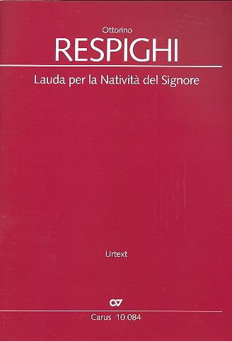 Lauda per la natività del Signore&nbsp;&nbsp;für Soli, gem Chor und Orchester&nbsp;&nbsp;Partitur