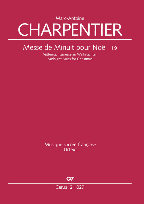 Messe de minuit pour noel H9&nbsp;&nbsp;für Soli, gem Chor und Orchester&nbsp;&nbsp;Partitur