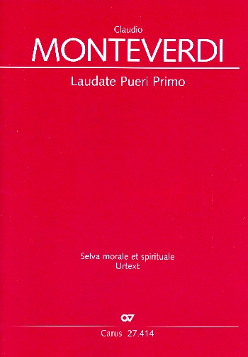 Laudate pueri primo SV270&nbsp;&nbsp;für gem Chor, 2 Violinen und Bc (Instrumente ad lib)&nbsp;&nbsp;Partitur