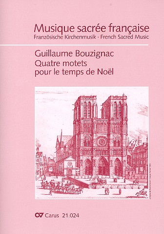 4 Motets pour le temps de Noel&nbsp;&nbsp;für gem Chor a cappella&nbsp;&nbsp;Partitur