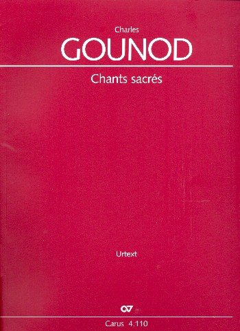 Chants sacrés  für gem Chor und Orgel (Klavier)  Partitur