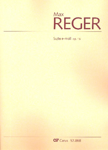Suite e-Moll op.16&nbsp;&nbsp;für Orgel&nbsp;&nbsp;