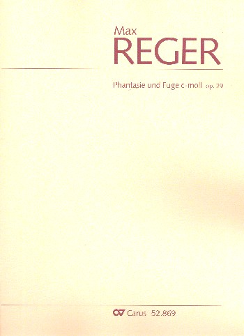 Phantasie und Fuge c-Moll op.29&nbsp;&nbsp;für Orgel&nbsp;&nbsp;