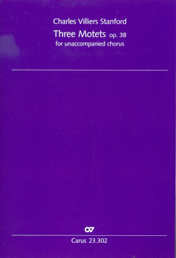 3 Motets op.38  für gem Chor a cappella  Partitur