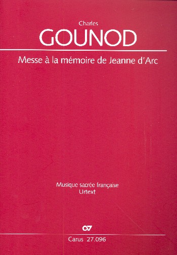 Messe à la mémoire de Jeanne d'Arc  für Soli, gem Chor und Instrumente  Partitur