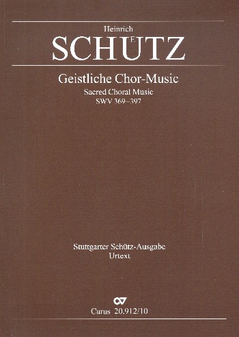 Sämtliche Werke Band 12&nbsp;&nbsp;Geistliche Chormusik op.11 SWV369-397&nbsp;&nbsp;Partitur,  broschiert