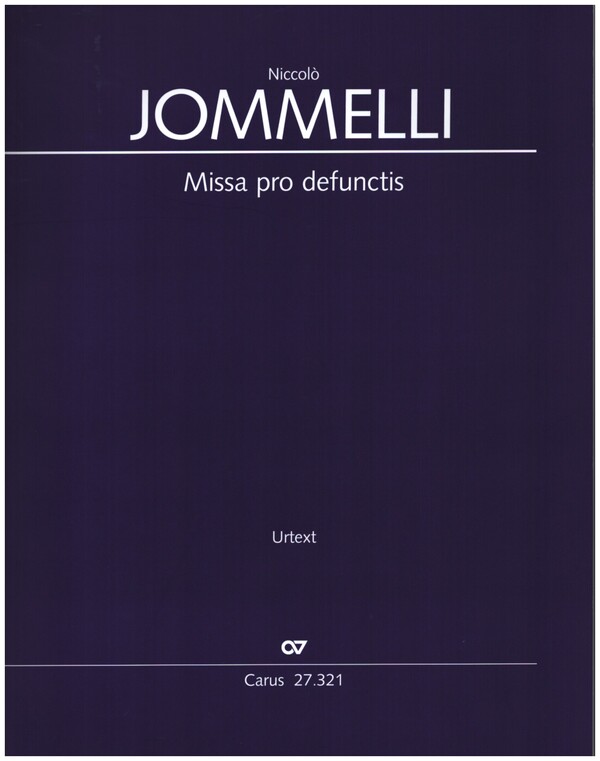 Missa pro defunctis (Requiem)  für Soli, gem Chor, 2 Violinen, 2 Violen und Bc  Partitur
