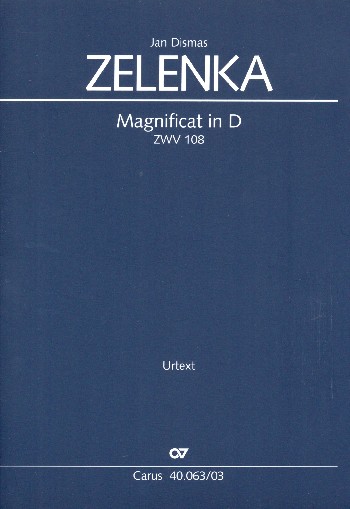 Magnificat in D ZWV108&nbsp;&nbsp;für Soli, gem Chor und Orchester&nbsp;&nbsp;Klavierauszug