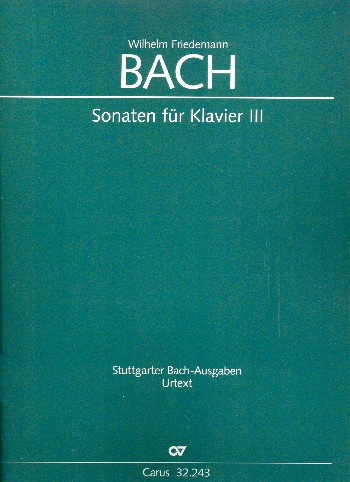 Sonaten Band 3 (A11, 4 Fassungen)&nbsp;&nbsp;für Klavier&nbsp;&nbsp;