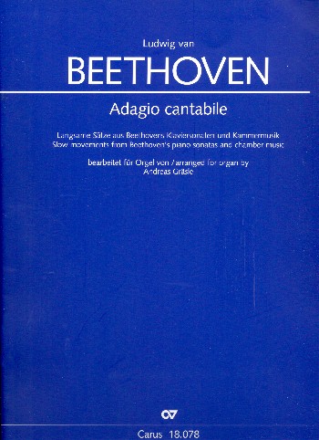 Adagio cantabile&nbsp;&nbsp;für Orgel&nbsp;&nbsp;