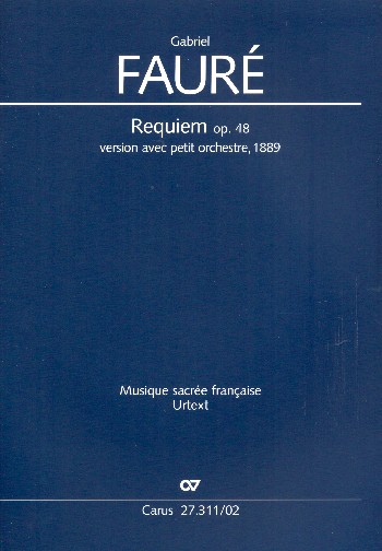 Requiem op.48&nbsp;&nbsp;für Soli, gem Chor und Kammerorchester&nbsp;&nbsp;Klavierauszug (mit komplettem Offertorium)