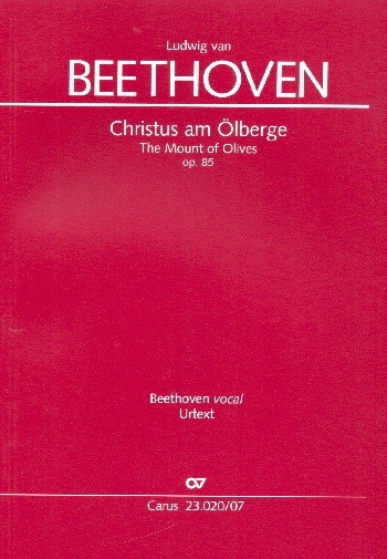 Christus am Ölberge op.85&nbsp;&nbsp;für Soli, gem Chor und Orchester&nbsp;&nbsp;Studienpartitur (dt/en)