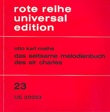 Das seltsame Melodienbuch des Sir Charles&nbsp;&nbsp;für Spielmusikgruppen&nbsp;&nbsp;Spielpartitur