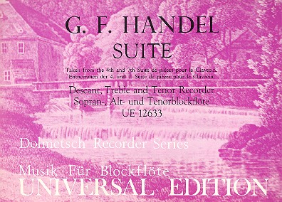 Suite für 3 Blockflöten (SAT)&nbsp;&nbsp;Partitur und Stimmen&nbsp;&nbsp;
