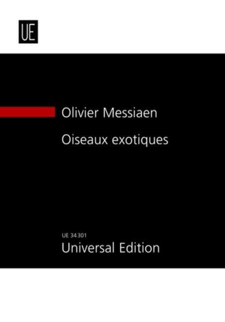 Oiseaux exotiques für Klavier und Orchester  Studienpartitur  