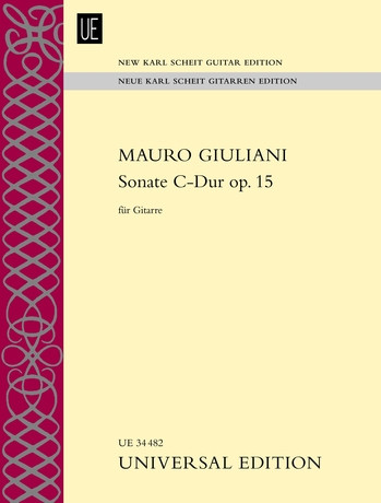 Sonate C-Dur op.15&nbsp;&nbsp;für Gitarre&nbsp;&nbsp;