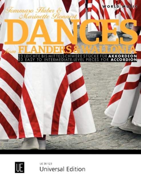 Dances from Flanders and Wallonia:&nbsp;&nbsp;für Akkordeon&nbsp;&nbsp;