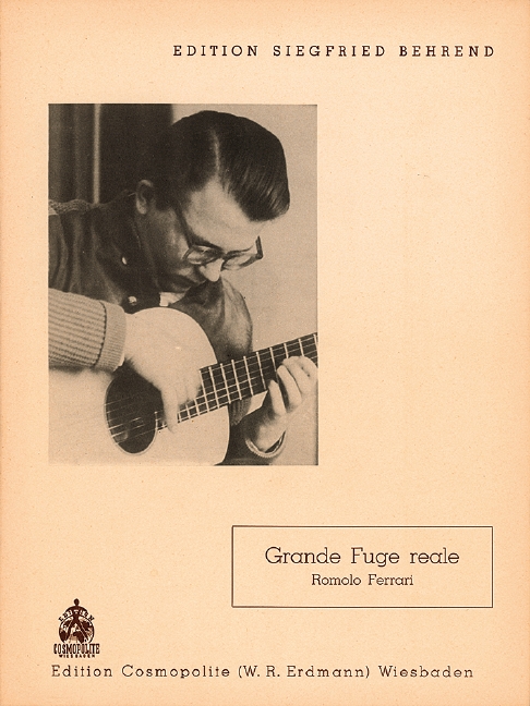 Ferrari, R., Grande Fuge reale&nbsp;&nbsp;für Gitarre solo&nbsp;&nbsp;