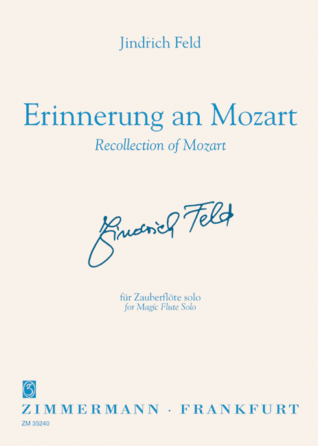 Erinnerung an Mozart  für Flöte solo  