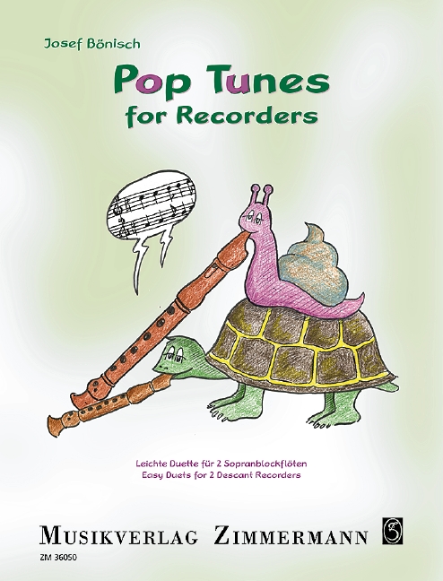 Pop Tunes for Recorders  für 2 Sopranblockflöten  2 Spielpartituren