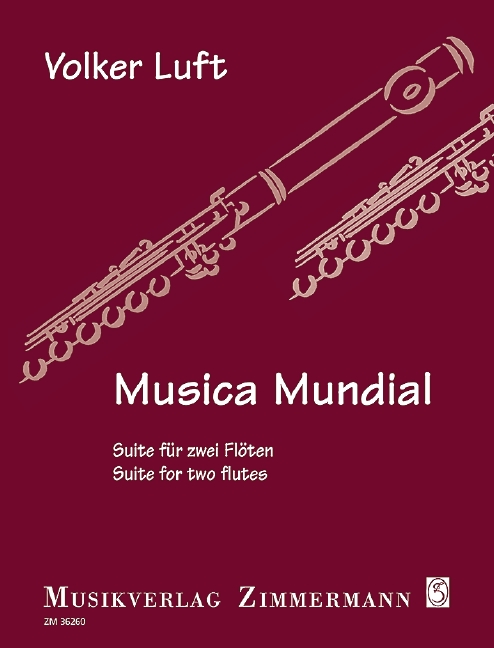 Musica mundial op.56  für 2 Flöten  2 Spielpartituren