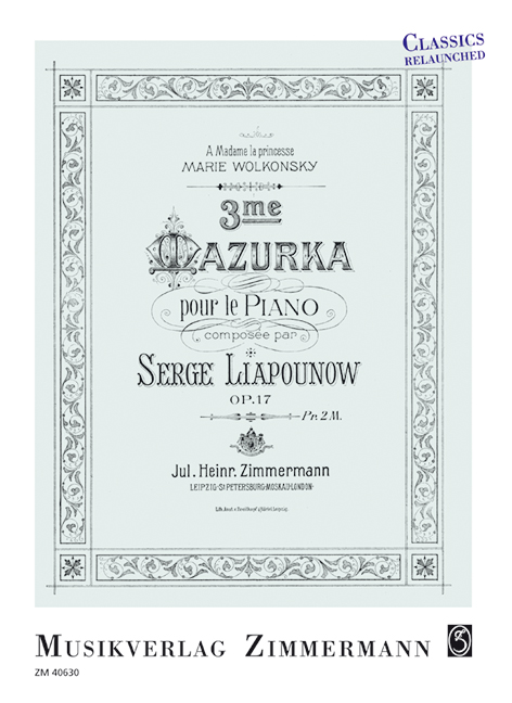 Mazurka Nr.3 op.17  für Klavier  