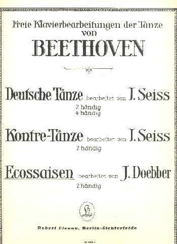 Ecossaisen WoO83  für Klavier  