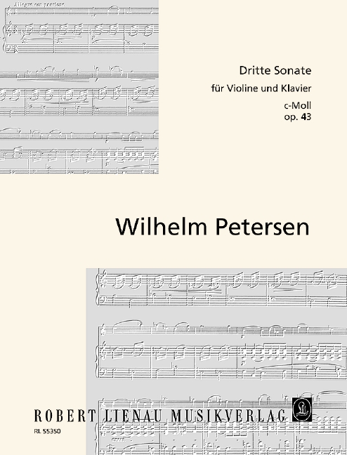 Sonate c-Moll Nr.3 op.43  für Violine und Klavier  