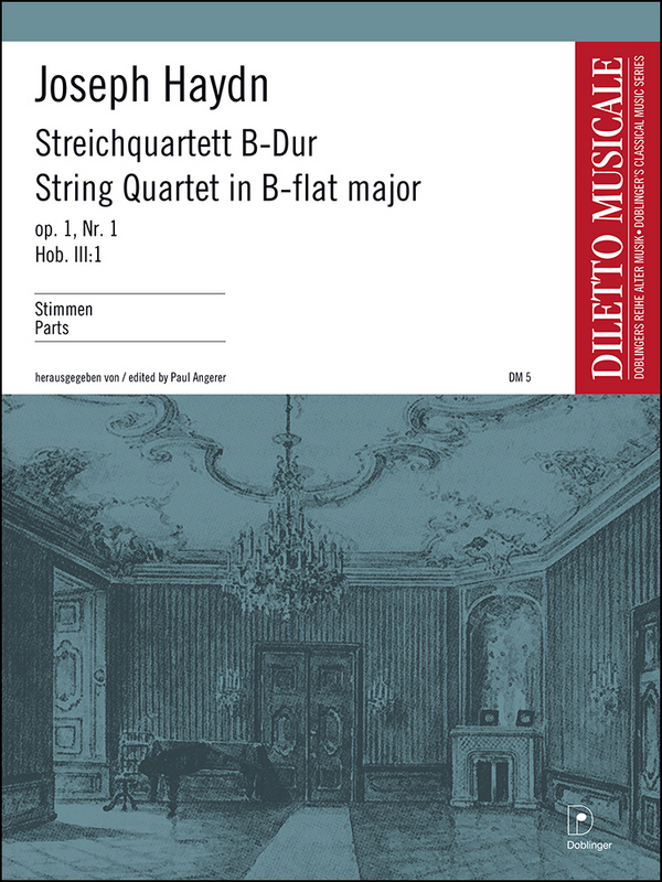 Streichquartett B-Dur op. 1/1 Hob. III:1&nbsp;&nbsp;&nbsp;&nbsp;Stimmen