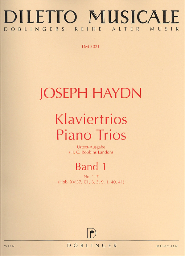 Klaviertrios Band 1 (Nr.1-7) für Violine,&nbsp;&nbsp;Violoncello und Klavier&nbsp;&nbsp;Stimmen