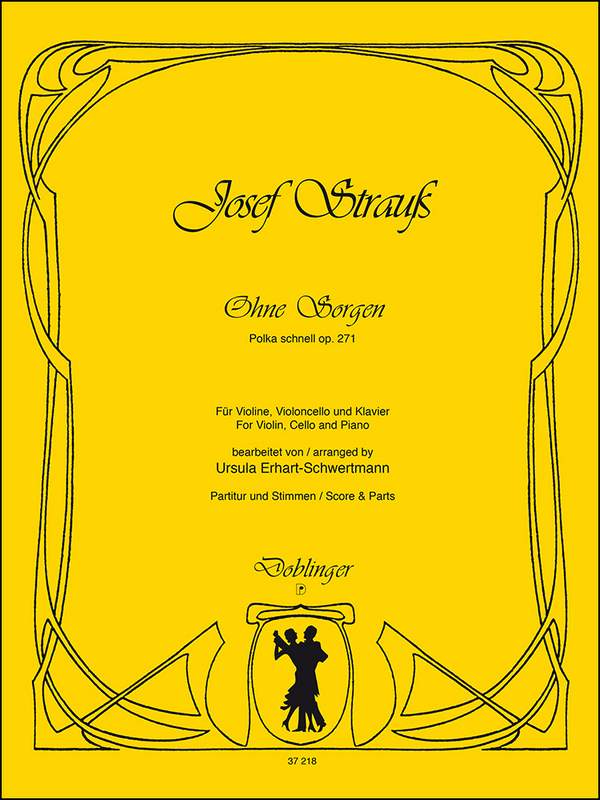 Ohne Sorgen op.271  für Violine, Violoncello und Klavier  Stimmen