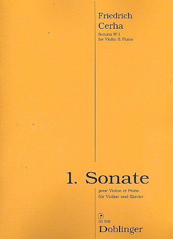 Sonate Nr.1&nbsp;&nbsp;für Violine und Klavier&nbsp;&nbsp;