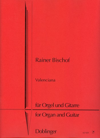 Valenciana für Orgel und Gitarre  Stimmen  
