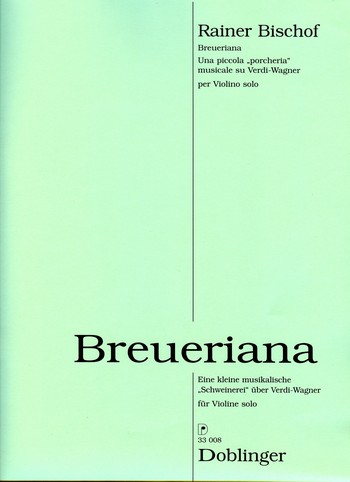 Breueriana  für Violine  