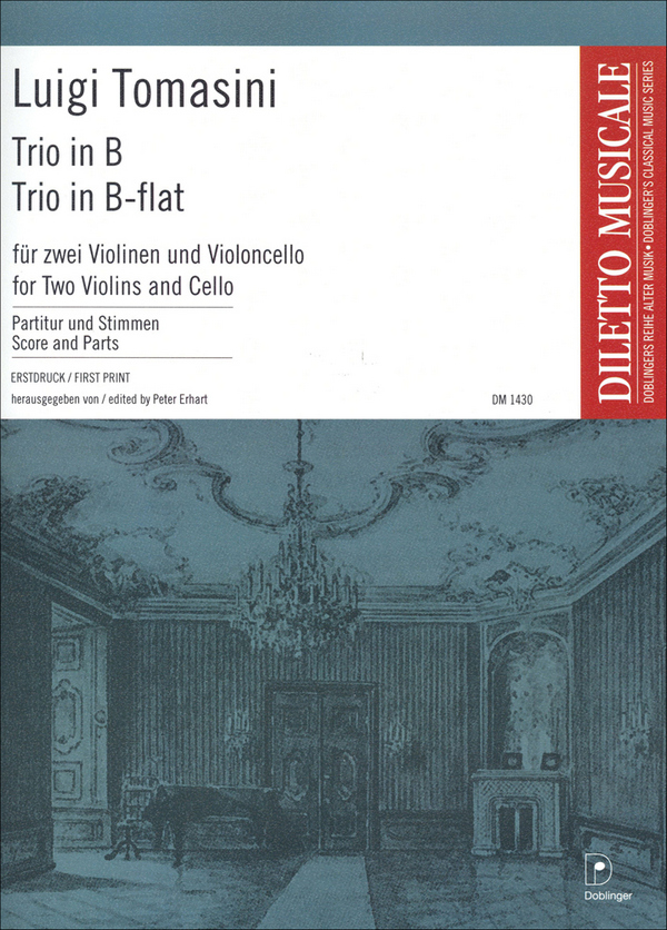 Trio in B für 2 Violinen und&nbsp;&nbsp;Violoncello&nbsp;&nbsp;Partitur und Stimmen