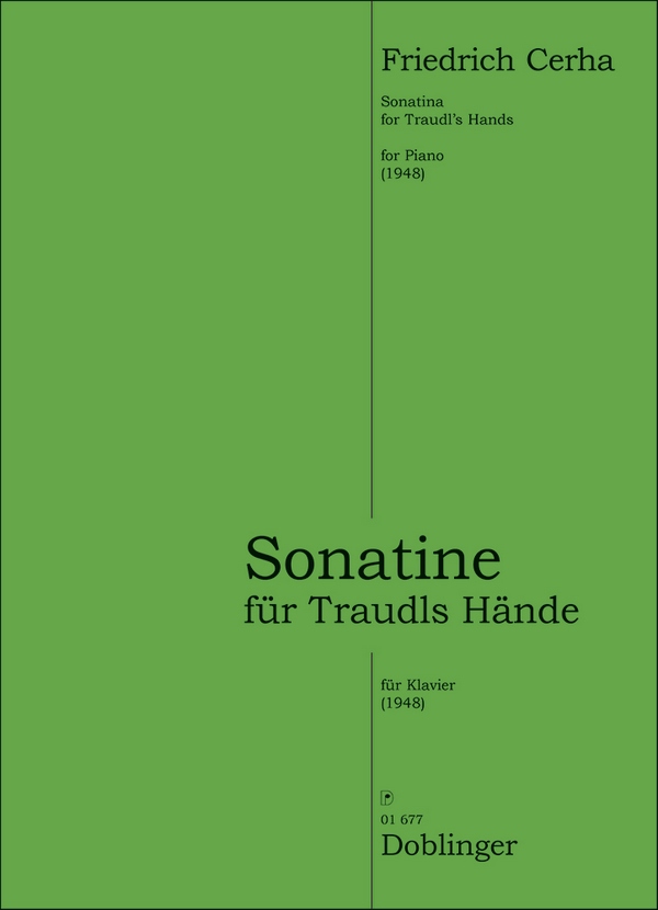 Sonatine für Traudls Hände&nbsp;&nbsp;für Klavier&nbsp;&nbsp;