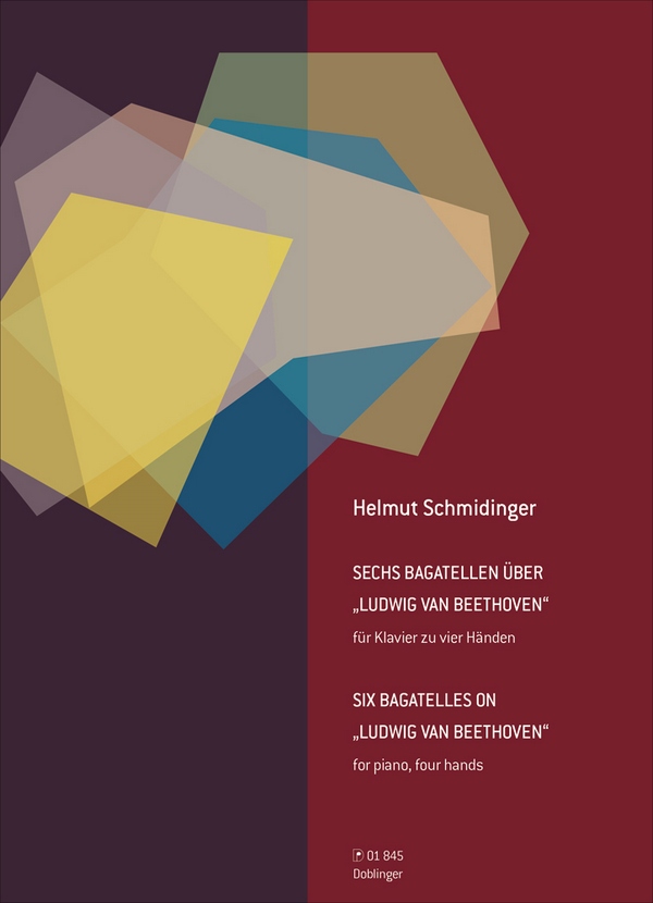 6 Bagatellen über Ludwig van Beethoven  für Klavier zu 4 Händen  Spielpartitur