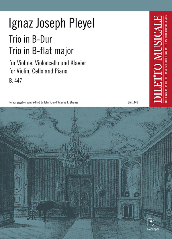 Trio B-Dur B447 für Violine, Violoncello&nbsp;&nbsp;und Klavier&nbsp;&nbsp;Stimmen