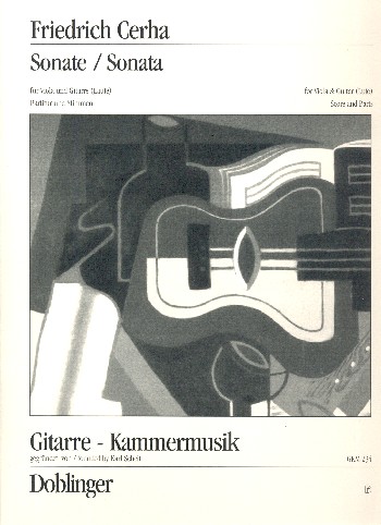 Sonate&nbsp;&nbsp;für Viola und Gitarre (Laute)&nbsp;&nbsp;Partitur und Stimmen
