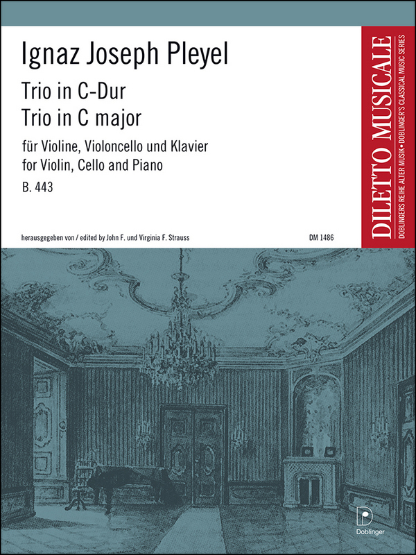 Trio C-Dur B443&nbsp;&nbsp;für Violine, Violoncello und Klavier&nbsp;&nbsp;Stimmen