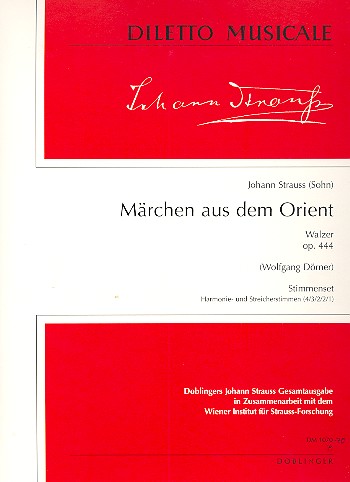 Märchen aus dem Orient op.444&nbsp;&nbsp;für Orchester&nbsp;&nbsp;Stimmensatz (Streicher 4-3-2-2-1)