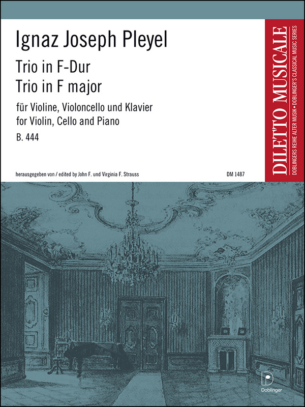 Trio F-Dur B444&nbsp;&nbsp;für Violine, Violoncello und Klavier&nbsp;&nbsp;Stimmen