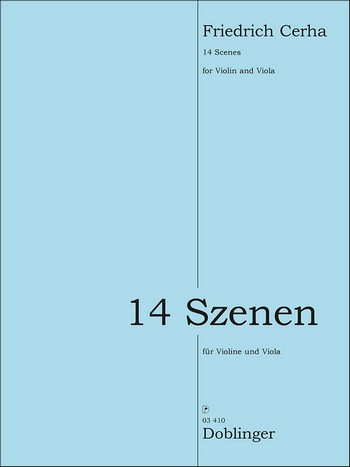 14 Szenen WV198  für Violine und Viola  2 Spielpartituren