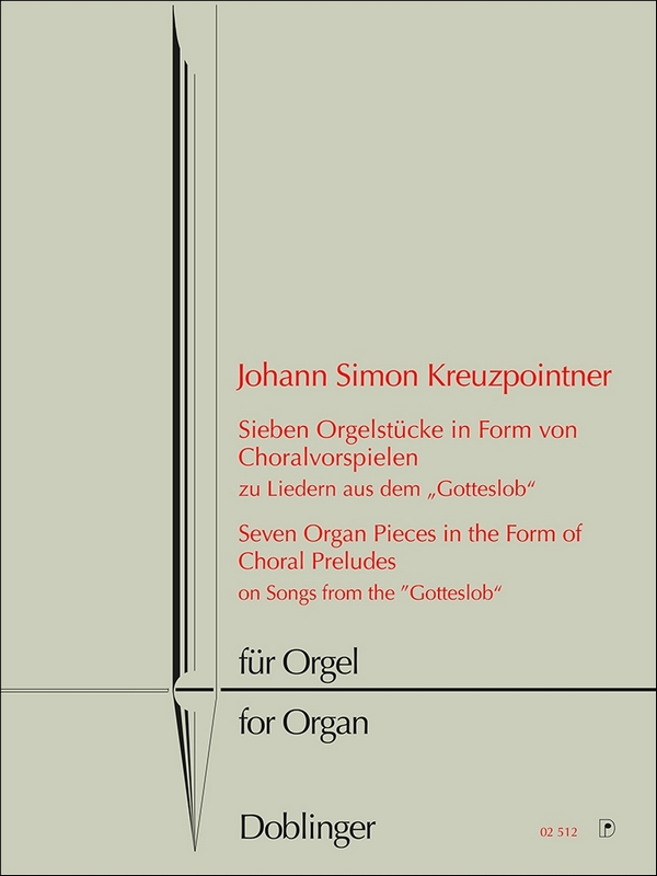 7 Orgelstücke in Form von Choralvorspielen  für Orgel  