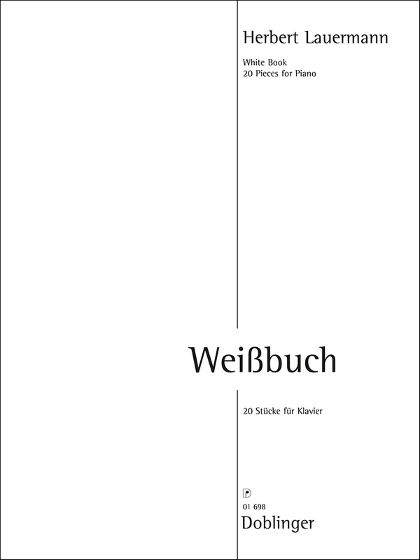 Weissbuch&nbsp;&nbsp;für Klavier&nbsp;&nbsp;